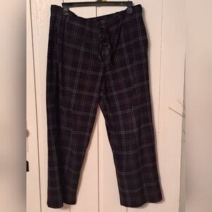 Men's Pajama Pants Size XXL Merona Black Gray & Red